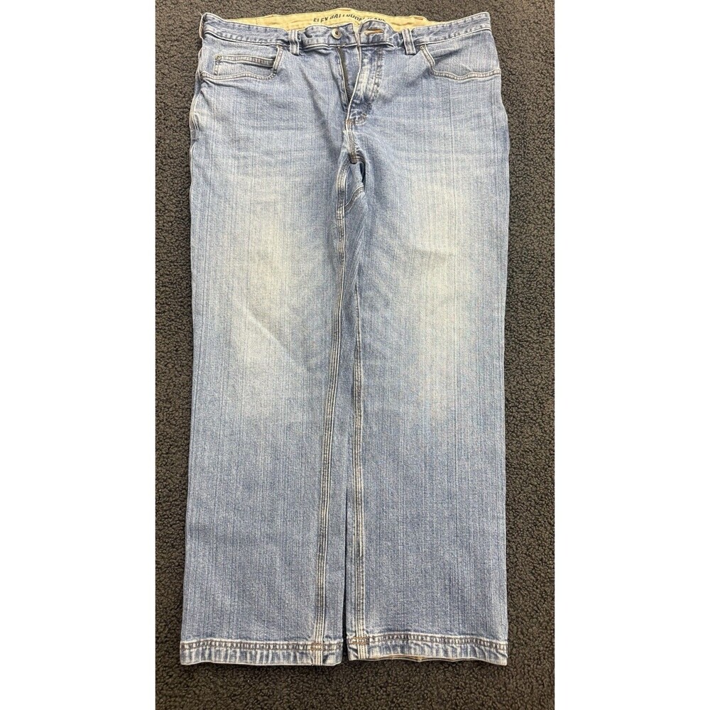 Duluth Trading Jeans Mens 38x30 Blue Relaxed Fit Ballroom Flex Denim Work